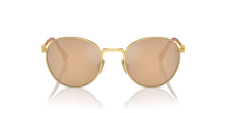 Miu Miu SMU 55ZS women Gold Round Sunglasses