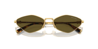 Miu Miu SMU 56ZS women Gold Other Sunglasses