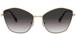 Miu Miu SMU 60V women Gold Butterfly Sunglasses