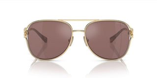 Miu Miu SMU 52ZS women Gold Pilot Sunglasses