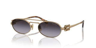 Miu Miu SMU 54ZS women Gold Geometric Sunglasses