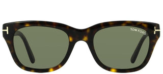 Tom Ford SNOWDON FT 0237 unisex Havana Squared Sunglasses