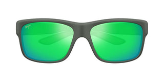 Maui Jim SOUTHERN CROSS MJ0815S men Green Rectangle Sunglasses