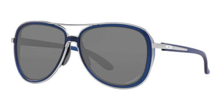 Oakley SPLIT TIME OO 4129 women Blue Pilot Sunglasses