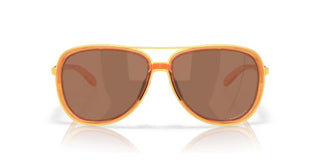 Oakley SPLIT TIME OO 4129 women Orange Pilot Sunglasses