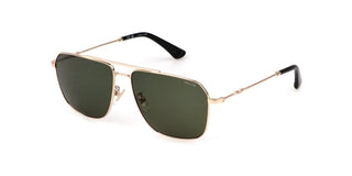 Police SPLN32 unisex Gold Pilot Sunglasses