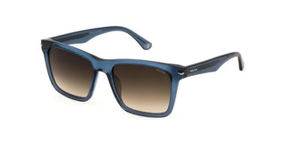 Police SPLN35 unisex Blue Squared Sunglasses