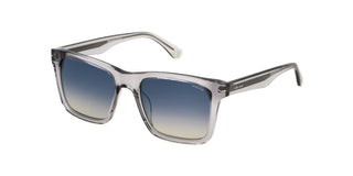 Police SPLN35 unisex Grey Squared Sunglasses