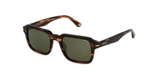 Police SPLN36 unisex Havana Squared Sunglasses