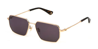 Police SPLN40 unisex Rose gold Geometric Sunglasses