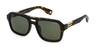 Police SPLN65 unisex Havana Pilot Sunglasses