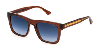 Police SPLP56 unisex Brown Squared Sunglasses