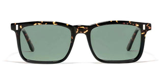 L.G.R SUEZ men Havana Geometric Sunglasses