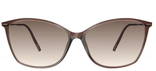 Silhouette SUN LITE 3192 women Brown Cat Eye Sunglasses