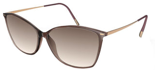 Silhouette SUN LITE 3192 women Brown Cat Eye Sunglasses