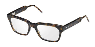 Thom Browne Tb-418 Unisex Havana Geometric Eyeglasses