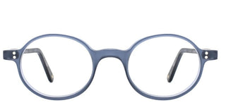 L.G.R TEOS men Blue Round Eyeglasses