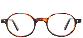 L.G.R TEOS men Havana Round Eyeglasses