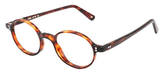 L.G.R TEOS men Havana Round Eyeglasses