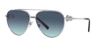 Tiffany & Co. TF 3092 women Silver Pilot Sunglasses