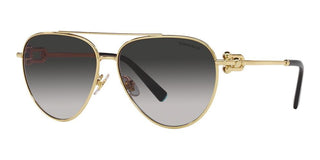 Tiffany & Co. TF 3092 women Gold Pilot Sunglasses