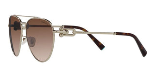 Tiffany & Co. TF 3092 women Gold Pilot Sunglasses