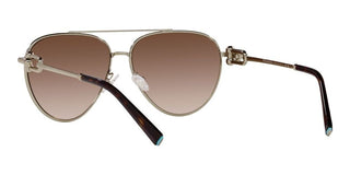 Tiffany & Co. TF 3092 women Gold Pilot Sunglasses