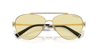 Tiffany & Co. TF 3101B women Gold Pilot Sunglasses