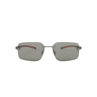 TAG HEUER Flex TH40027U unisex Grey Geometric Sunglasses