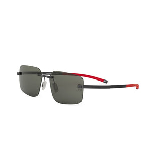 TAG HEUER Flex TH40027U unisex Grey Geometric Sunglasses