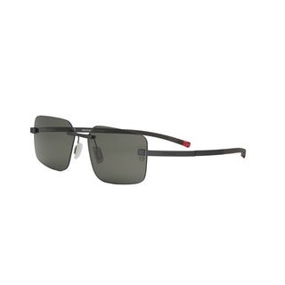 TAG HEUER Flex TH40027U unisex Black Geometric Sunglasses