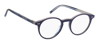 Tommy Hilfiger TH 1813 men Blue Round Eyeglasses