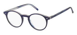 Tommy Hilfiger TH 1813 men Blue Round Eyeglasses