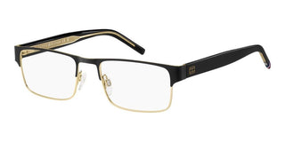 Tommy Hilfiger TH 2074 men Black Rectangle Eyeglasses