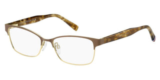 Tommy Hilfiger TH 2107 women Gold Rectangle Eyeglasses