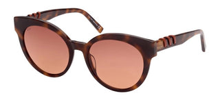 Tod's TO0275 women Havana Round Sunglasses