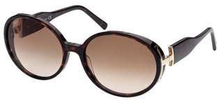 Tod's TO0290 women Havana Geometric Sunglasses