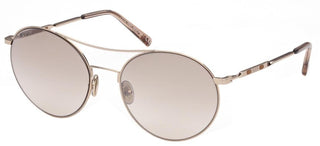 Tod's TO0291 women Rose gold Round Sunglasses