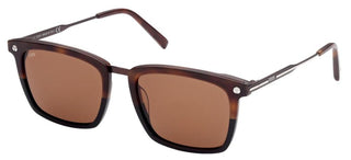 Tod's TO0296 men Havana Geometric Sunglasses