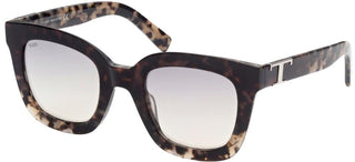 Tod's TO0301 women Havana Geometric Sunglasses