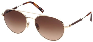 Tod's TO0304 men Gold Pilot Sunglasses