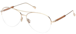 Tod's TO5254 unisex Gold Pilot Eyeglasses