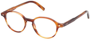 Tod's TO5261 unisex Havana Round Eyeglasses