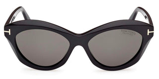 Tom Ford TONI FT 1111 unisex Black Cat Eye Sunglasses