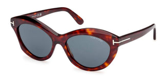 Tom Ford TONI FT 1111 unisex Havana Cat Eye Sunglasses