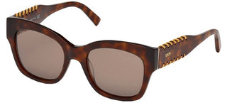 Tod's TO 0193 women Havana Geometric Sunglasses