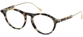 Tod's TO 5188 women Havana Round Eyeglasses