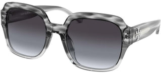 Tory Burch TY 7143U women Grey Oversize Sunglasses