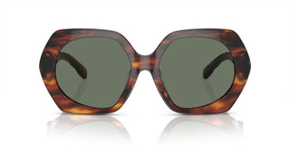 Tory Burch TY 7195U women Brown Geometric Sunglasses