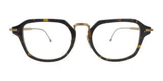 Thom Browne UEO423A-G0003 unisex Havana Geometric Eyeglasses